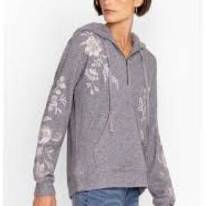 Johnny Was Junie Metallic Thermal Hoodie